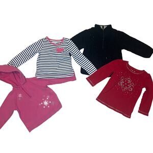 4 in 1 Little Girls Baby Toddler 3T Winter Long Sleeve Bundle Lot Size 3T